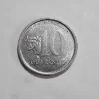 Reverso de 10 Guaranies, 1978