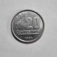 Reverso de 20 Centesimos, 1994
