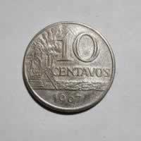 Reverso de 10 Centavos, 1967