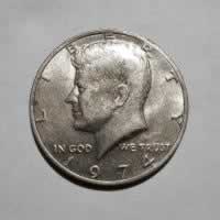 Anverso de 1/2 Dollar, 1974