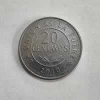 Reverso de 20 Centavos, 2010