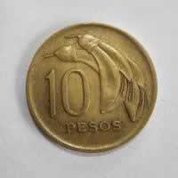 Reverso de 10 Pesos, 1968 So
