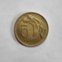 Reverso de 5 Pesos, 1968