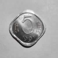Reverso de 5 Paise, 1991 (H)