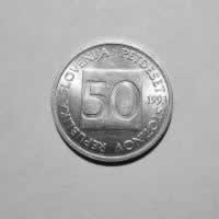 Reverso de 50 Stotinov, 1993