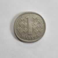 Reverso de 1 Markka, 1972 S