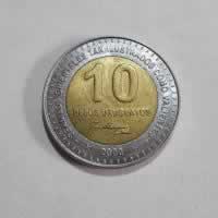 Reverso de 10 Pesos, 2000 (rcm)