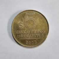 Reverso de 5 Pesos, 2003 (ba)