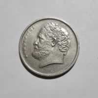 Anverso de 10 Drachmes, 1982