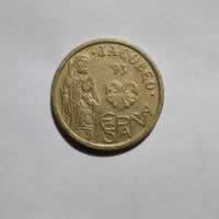 Anverso de 5 Pesetas, 1993