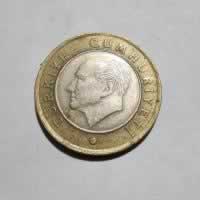 Anverso de 1 Lira, 2014