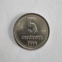 Reverso de 5 centavos, 1994