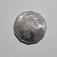 Anverso de 50 Cents, 2018