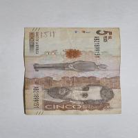 Anverso de 5000 Pesos, 2016