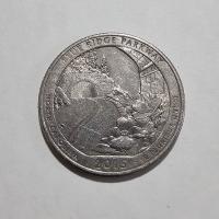 Reverso de Quarter Dollar, 2015