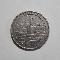 Reverso de Quarter Dollar, 2011