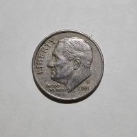 Anverso de 1 Dime, 2001 P