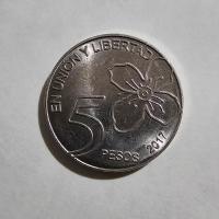 Reverso de 5 Pesos, 2017