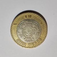 Reverso de 10 Pesos, 2010 Mo