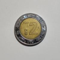Reverso de 2 Pesos, 2017 Mo
