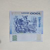 Reverso de 1000 Wones, 2006-2009