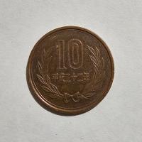 Reverso de 10 Yenes, 1989-2019