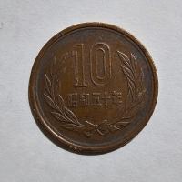 Reverso de 10 Yenes, 1989-2019