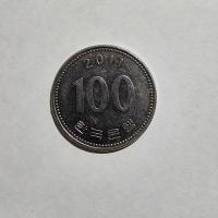 Reverso de 100 Wones, 2011