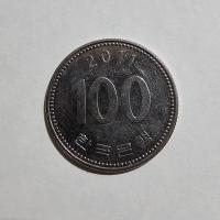 Reverso de 100 Wones, 2011