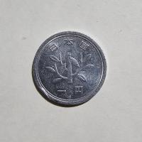 Anverso de 1 Yen, 1989-2019