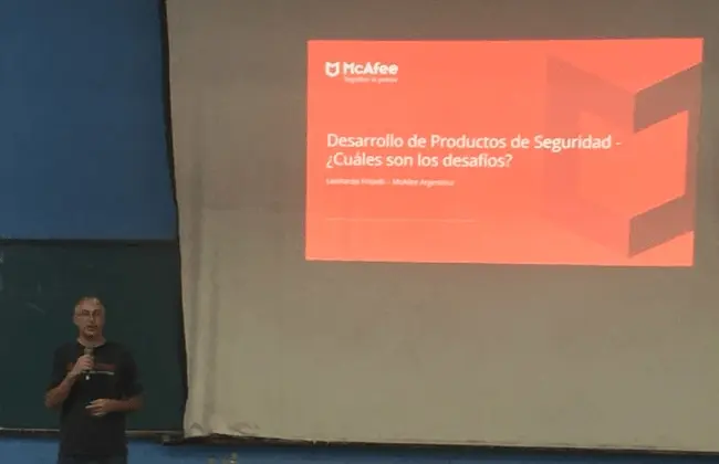 Brithers at the McAfee security sessions