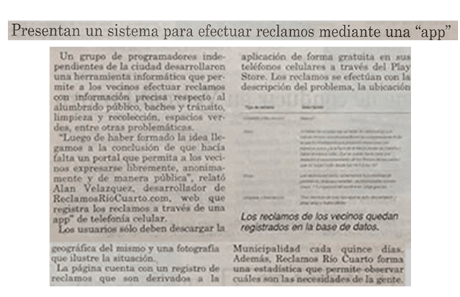 Brithers interview in the Puntal newspaper about the SUAV