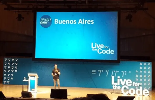 Brithers at Oracle Code, Buenos Aires