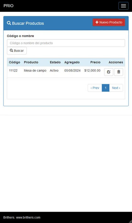 Searching products to build a quote