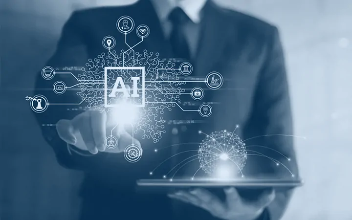 An AI assistant connected to a company's departments