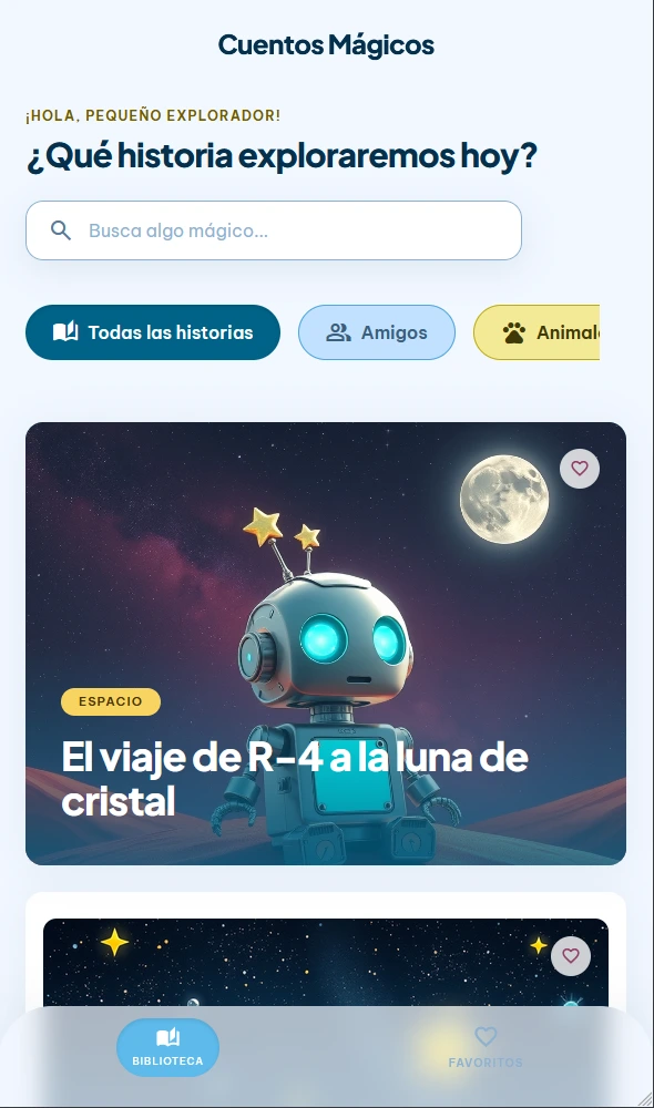 Cuentos m&aacute;gicos - Inicio
