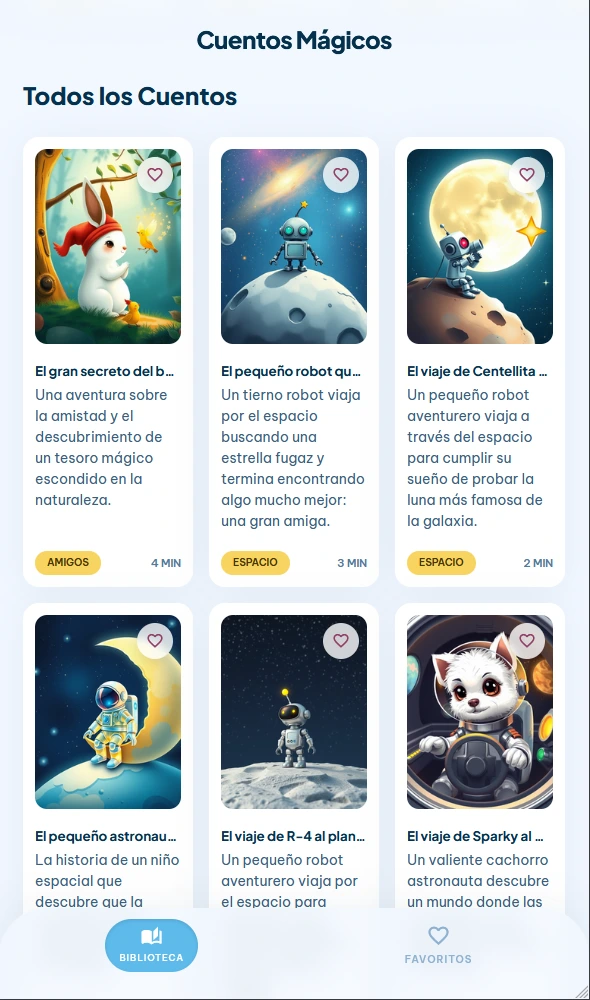 Cuentos m&aacute;gicos - Todos los cuentos